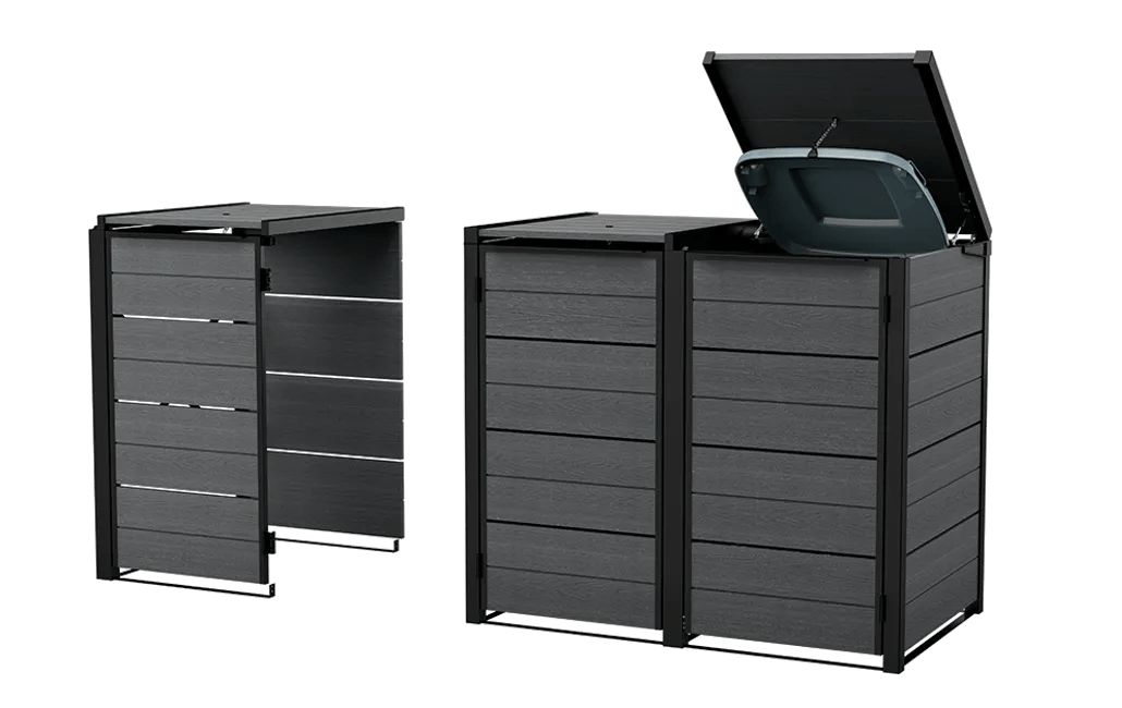 Hide Away 1x240L Multifunktionsbox Erweiterung - Grau