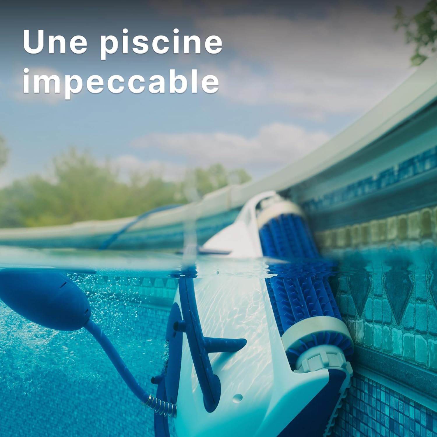 Dolphin Pool UP Robot Electric Pool Cleaner - Wall Cleaning. Above Ground Pools up to 8 meters in Length