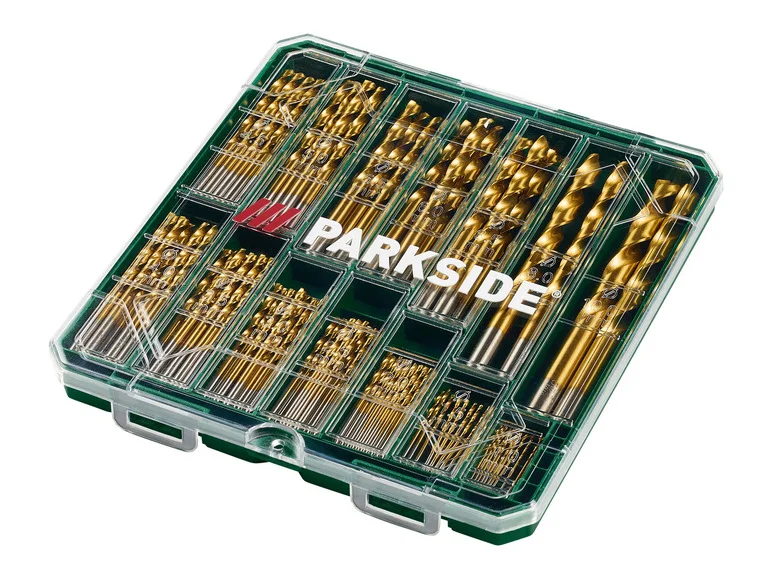 PARKSIDE® Jeu de forets HSS PBS 107 A7. 107 pièces