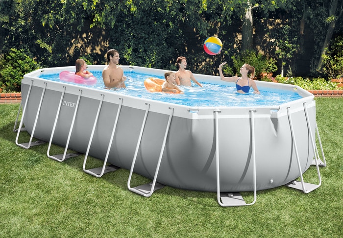 20ft X 10ft X 48in Prism Frame Oval Pool Set