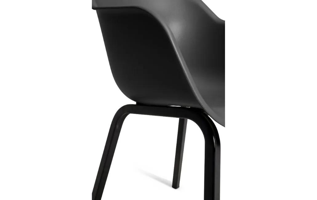 Noa Schalenstuhl - 2er Pack - 56,5x55x80 cm - Dunkelblau