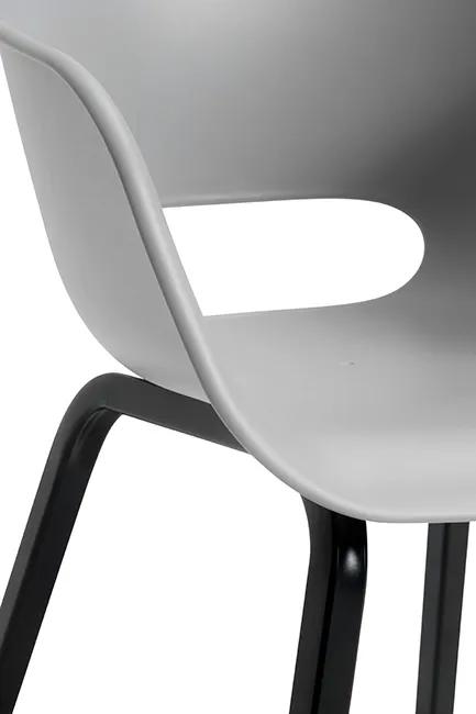 Noa Schalenstuhl - 2er Pack - 56,5x55x80 cm - Dunkelblau