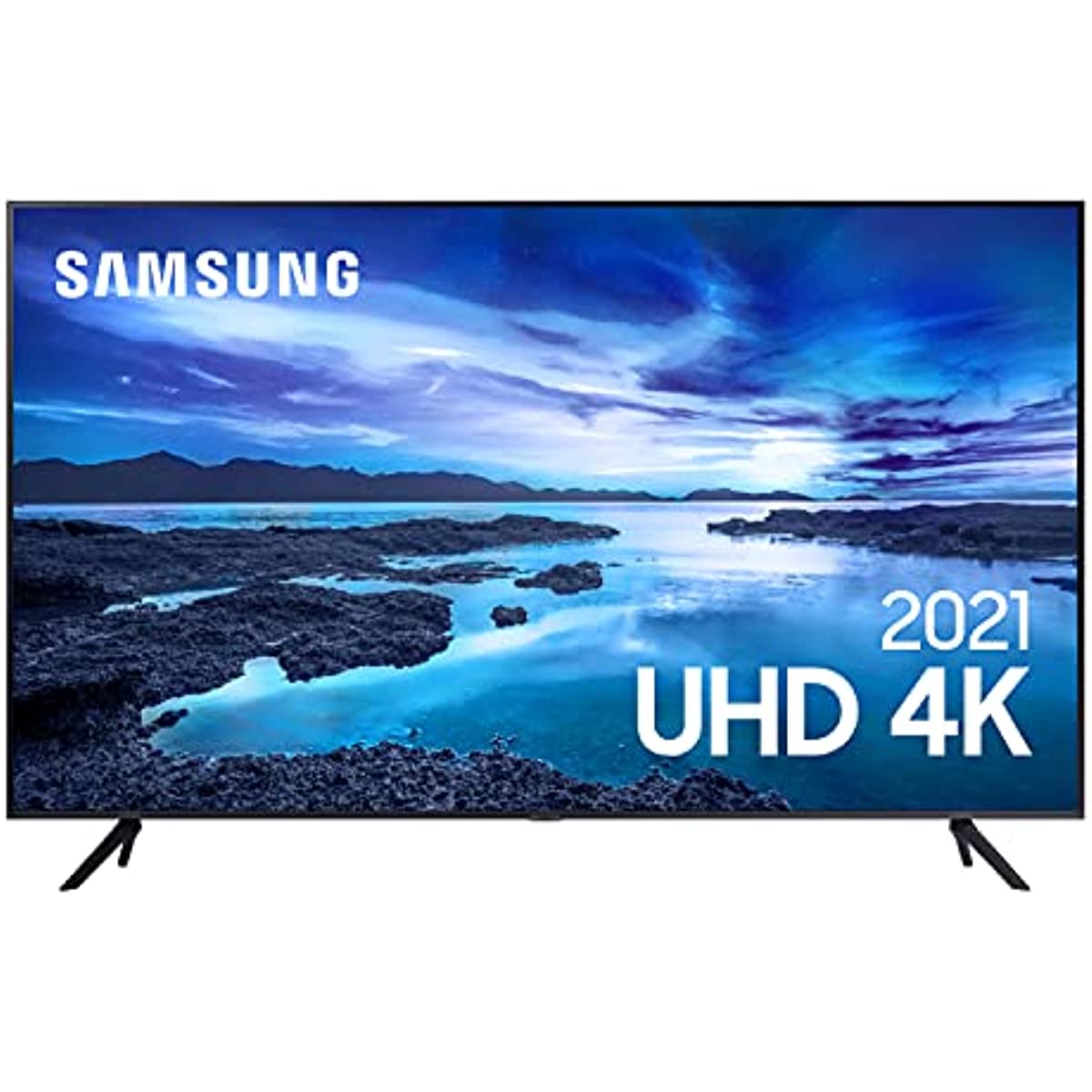 Smart TV LED 55' 4K UHD Samsung UN55AU7700 - Wifi. HDMI