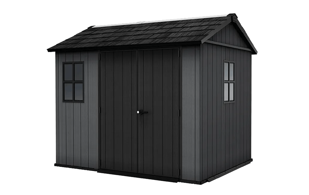 Newton Plus 975 Gartenhaus - 287x223x246cm - Grau