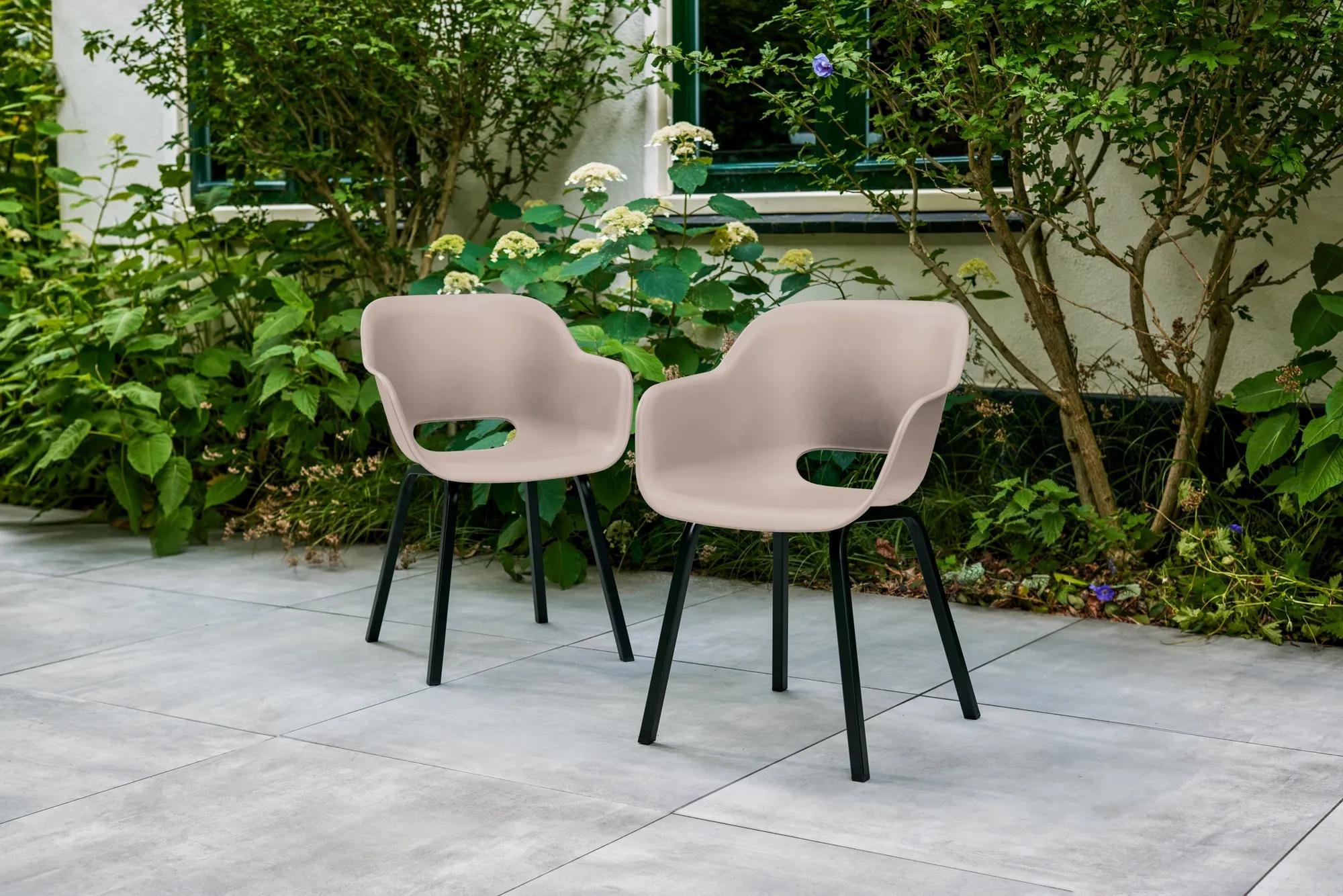 Noa Schalenstuhl - 2er Pack - 56,5x55x80 cm - Dunkelblau
