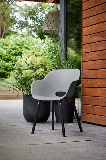 Noa Schalenstuhl - 2er Pack - 56,5x55x80 cm - Dunkelblau