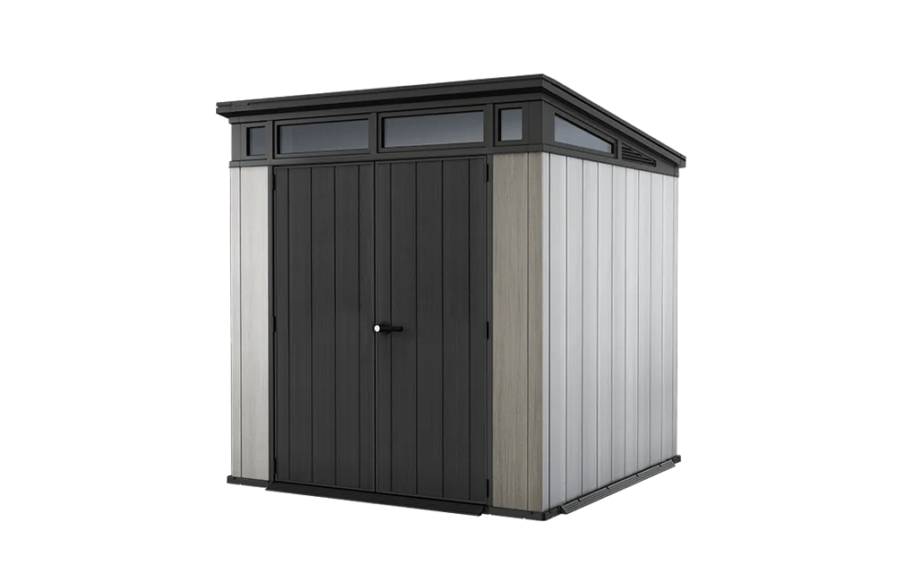 Artisan 7x7 Gartenhaus - 214x218x226cm - Graubraun