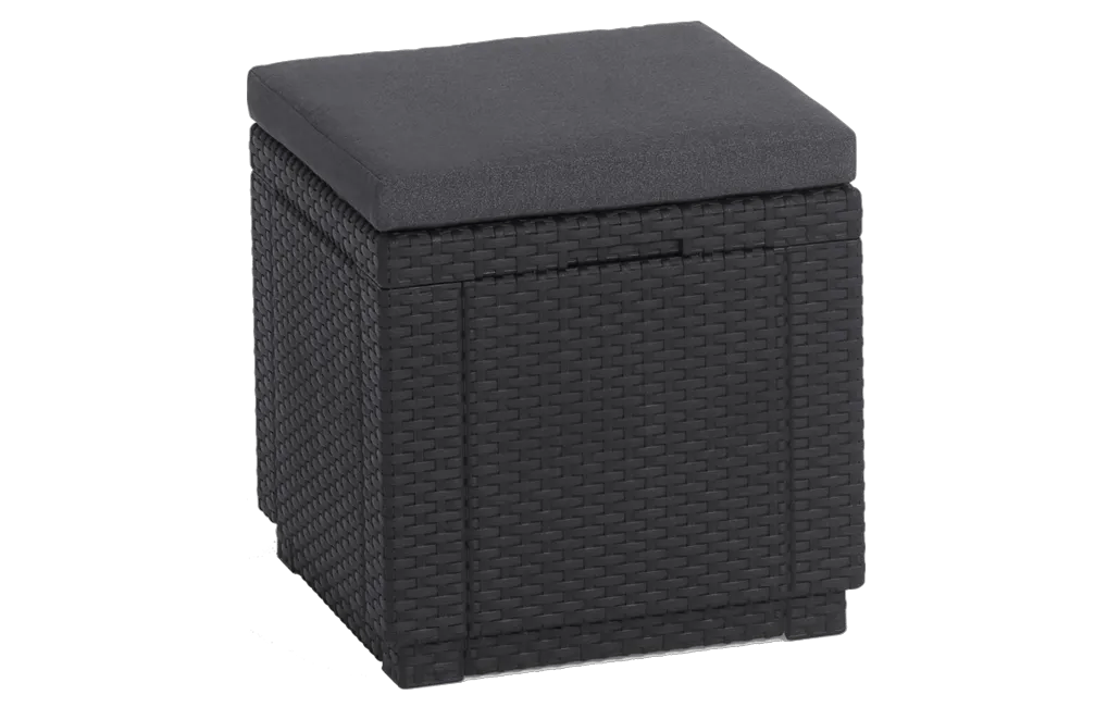 Cube Aufbewahrungstisch 42x42x39cm - Graphit