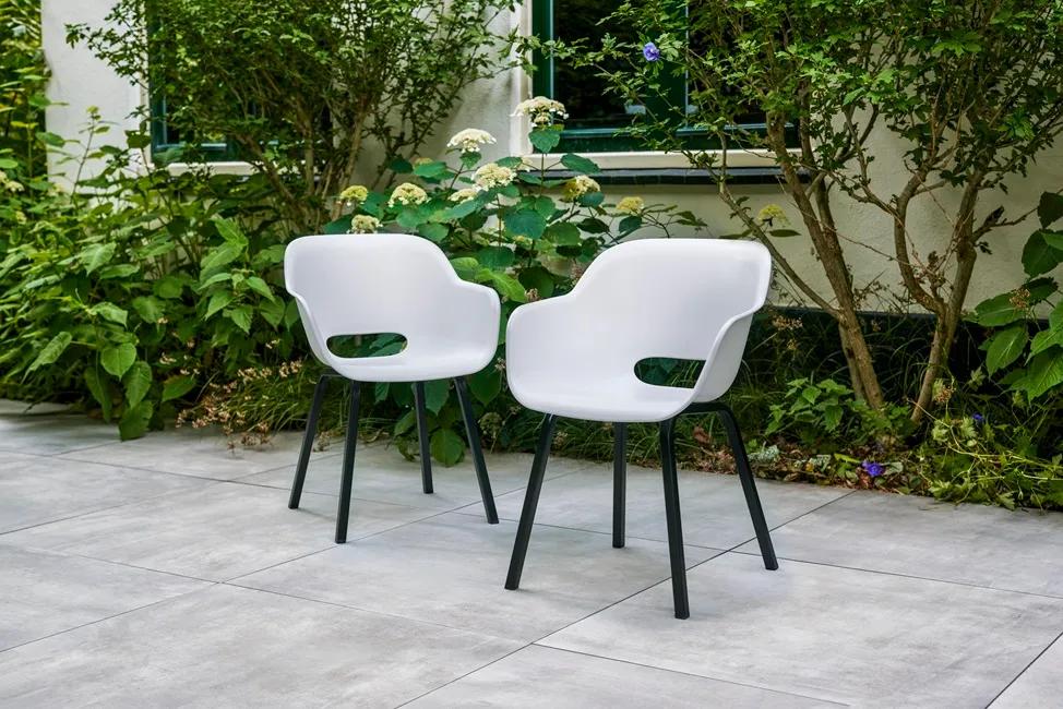 Noa Schalenstuhl - 2er Pack - 56,5x55x80 cm - Dunkelblau
