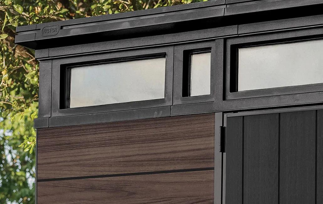 Signature 9x7 Gartenhaus - 279x218x226 cm - Palisander