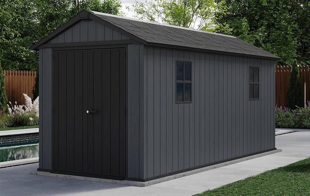 Newton Plus 15x7.5 Gartenhaus - 476x230x246cm