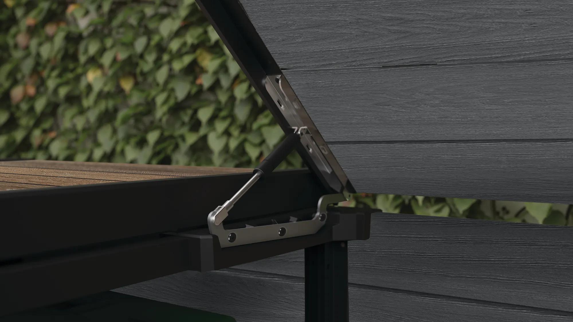 Signature Hide Away Erweiterung Mülltonnenbox 240L - Walnuss