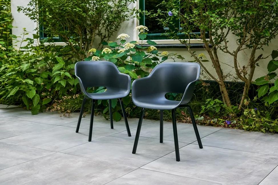 Noa Schalenstuhl - 2er Pack - 56,5x55x80 cm - Dunkelblau