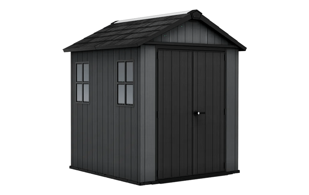 Newton Plus 775 Gartenhaus - 230x223x246cm - Grau