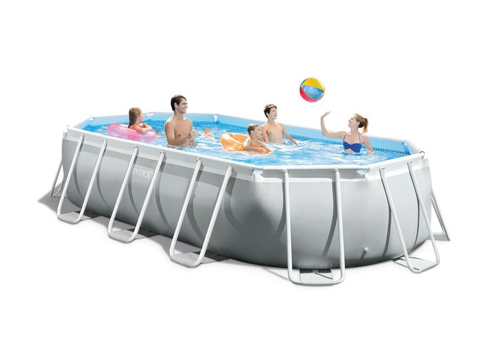 16ft 6in X 9ft X 48in Prism Frame Oval Pool Set