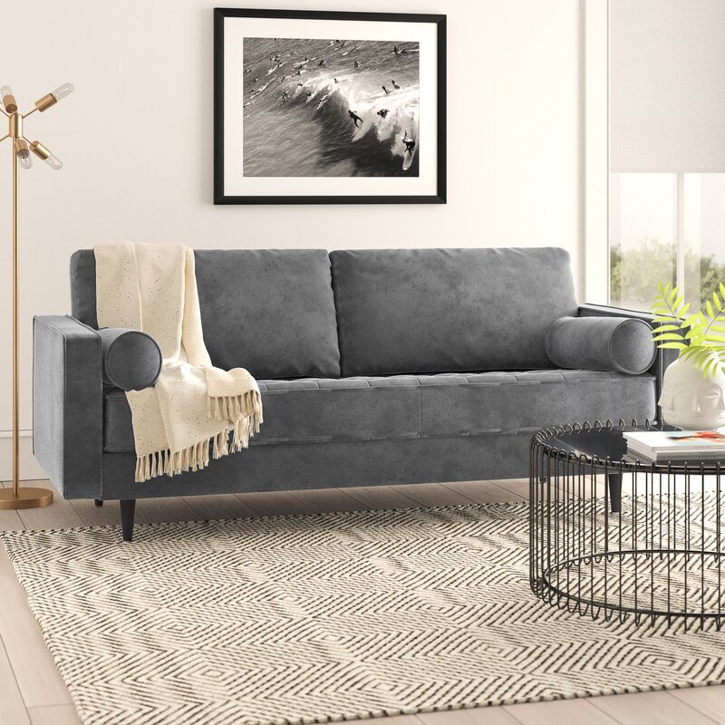 84 Wide Square Arm Sofa
