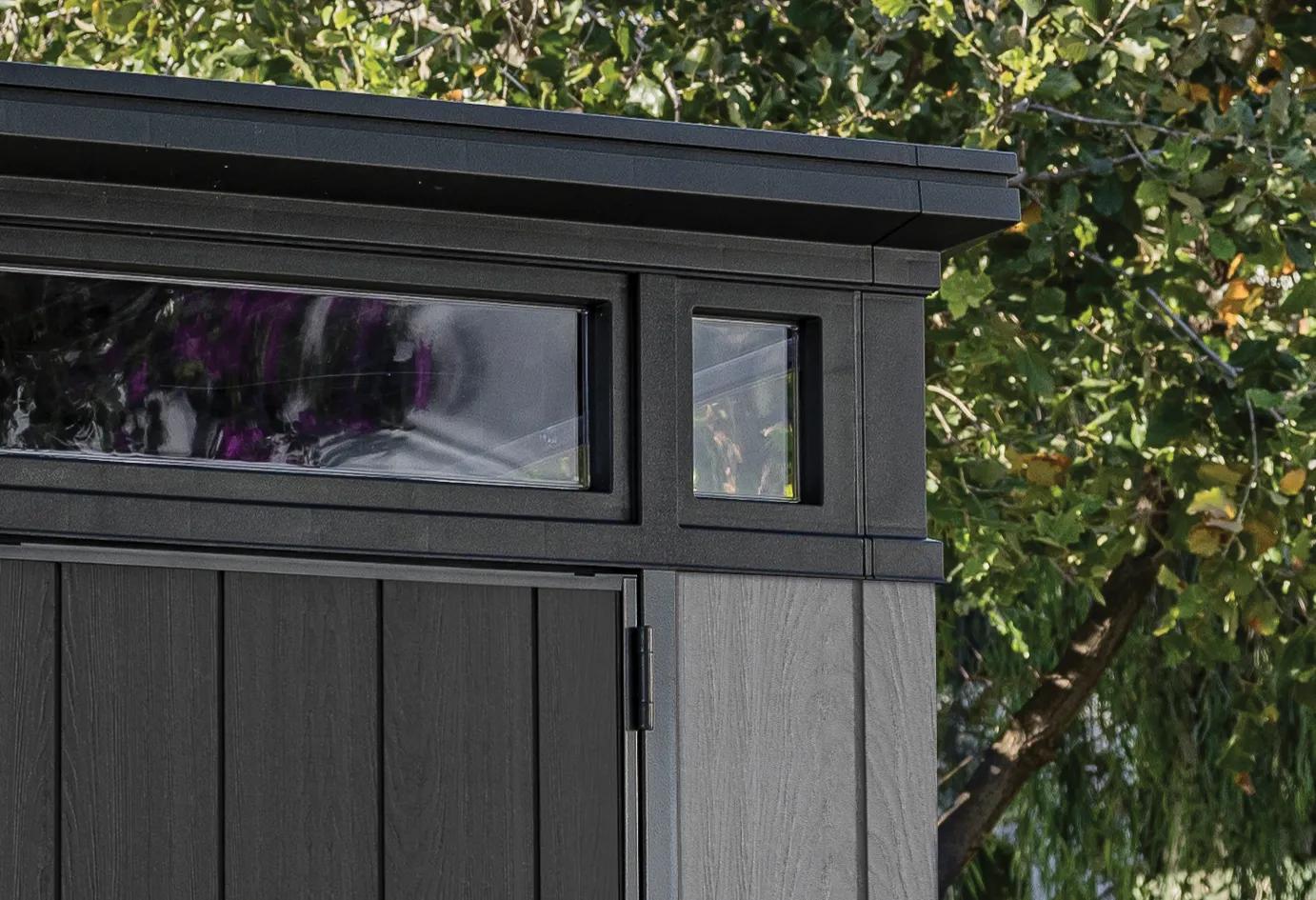Artisan 9x7 Gartenhaus - 138.8x218x226cm - Dunkelgrau