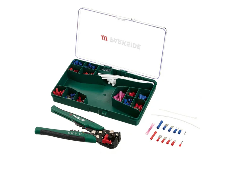 PARKSIDE® Jeu de pinces à dénuder et à sertir automatiques PCZS 231 C2 . 231 pièces